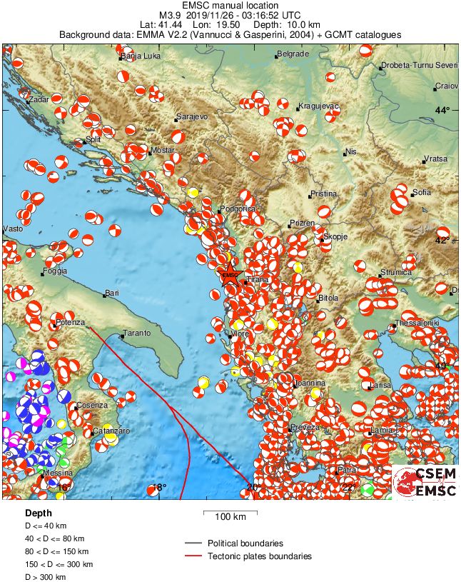 Regional moment Tensor