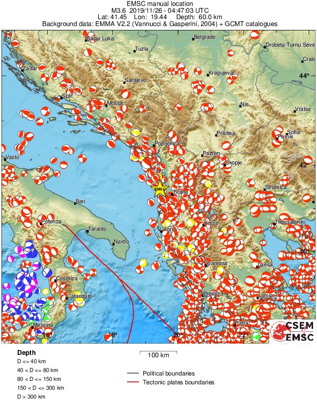 Regional moment Tensor