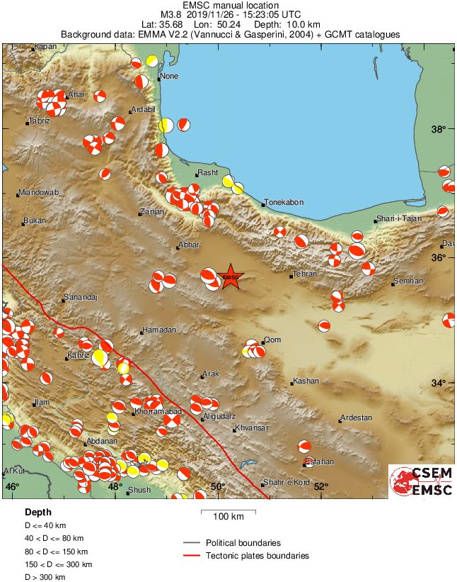 Regional moment Tensor