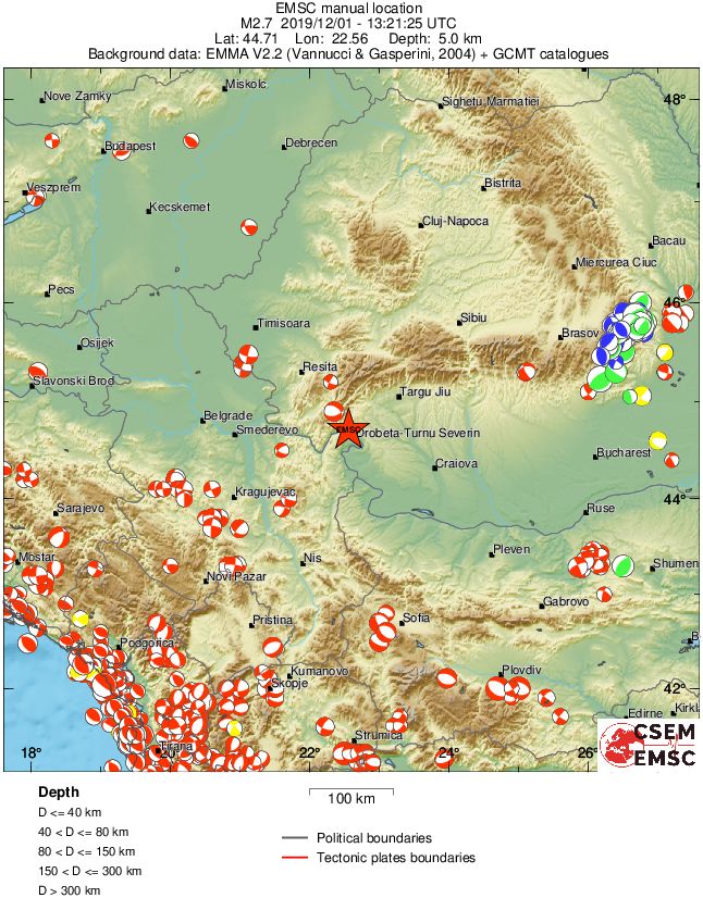 Regional moment Tensor