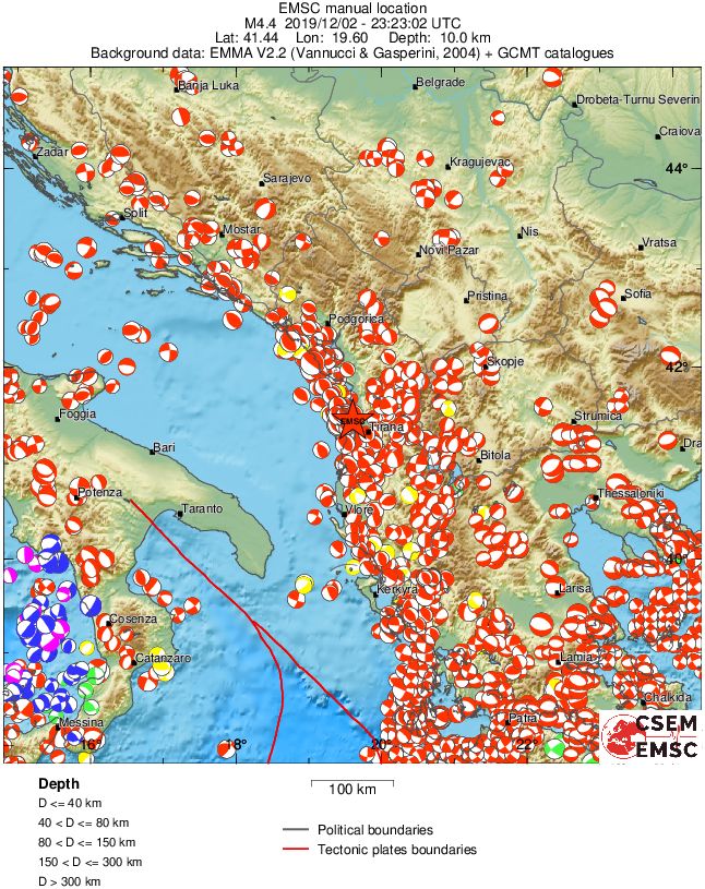 Regional moment Tensor
