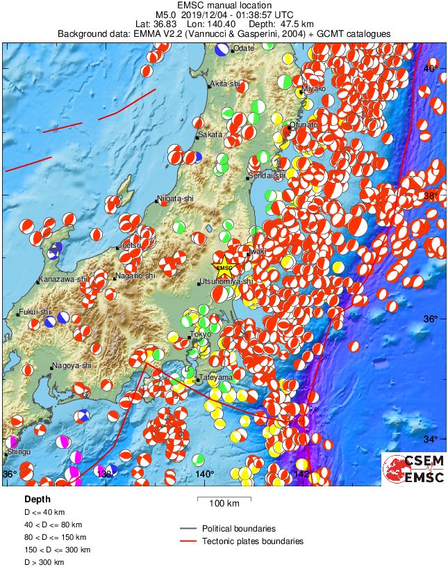 Regional moment Tensor
