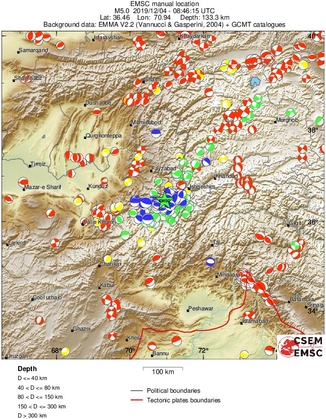 Regional moment Tensor