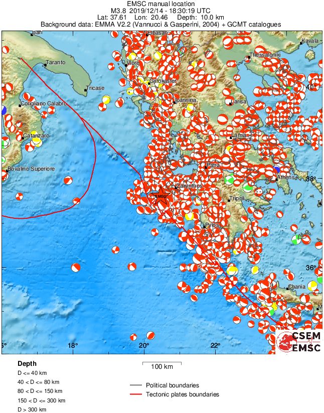 Regional moment Tensor