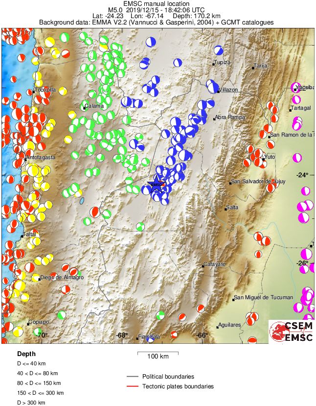 Regional moment Tensor