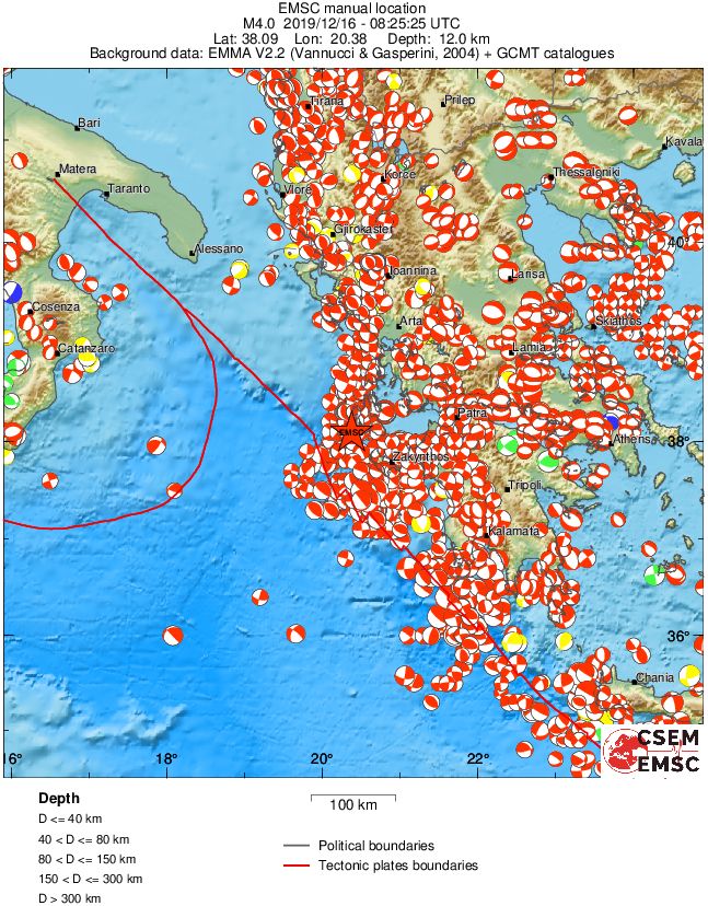 Regional moment Tensor