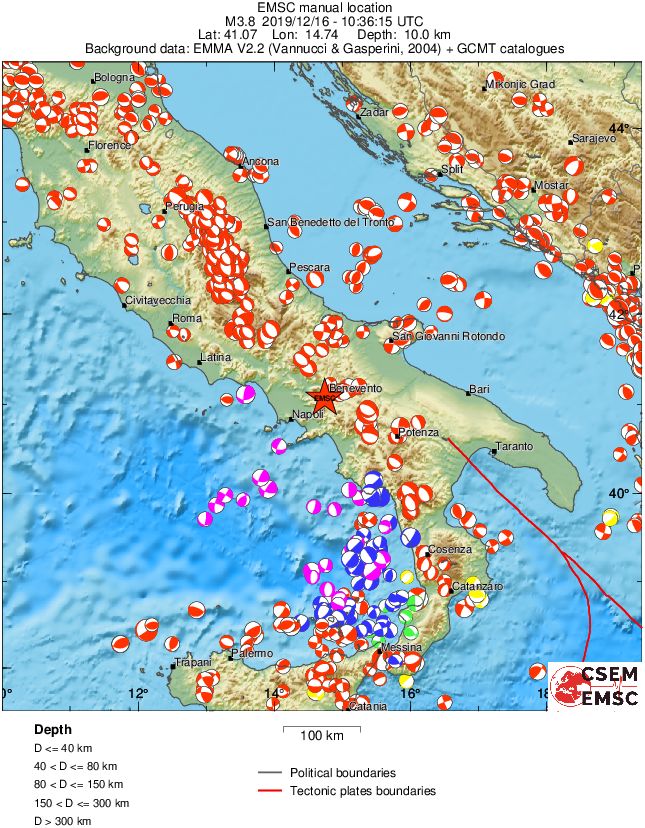 Regional moment Tensor