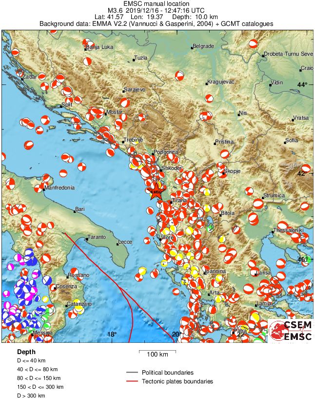 Regional moment Tensor