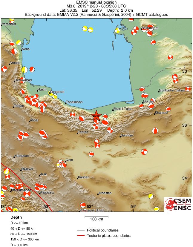 Regional moment Tensor