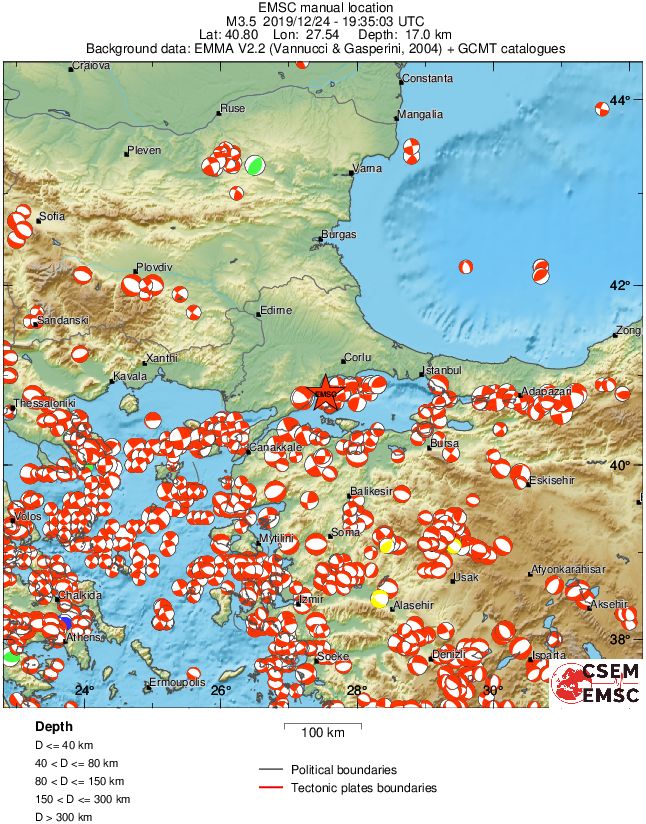 Regional moment Tensor