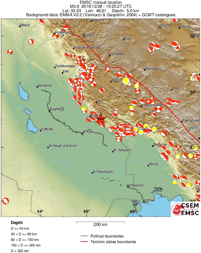Regional moment Tensor