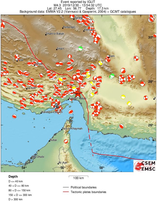 Regional moment Tensor