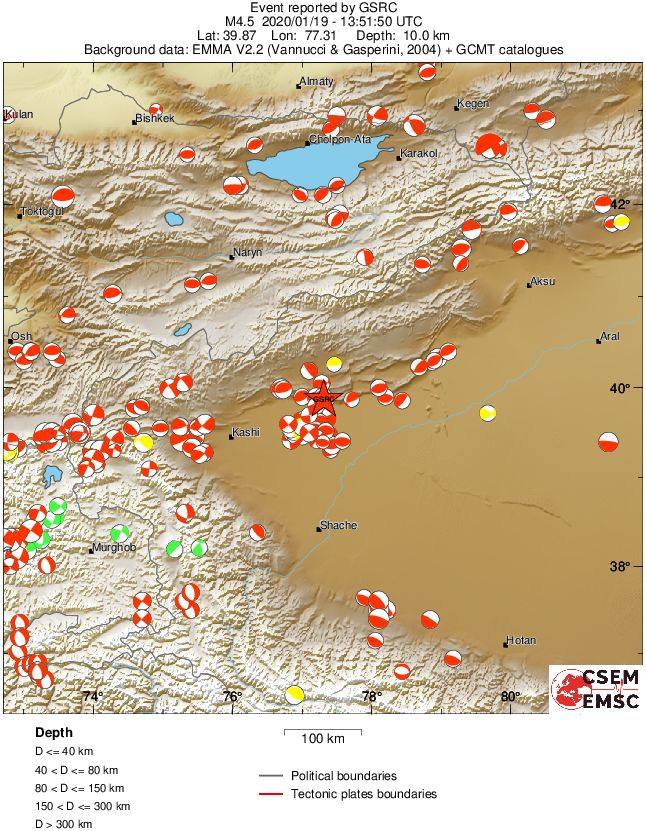 Regional moment Tensor