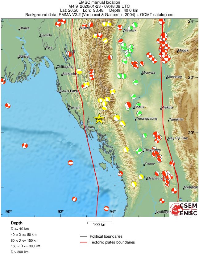 Regional moment Tensor
