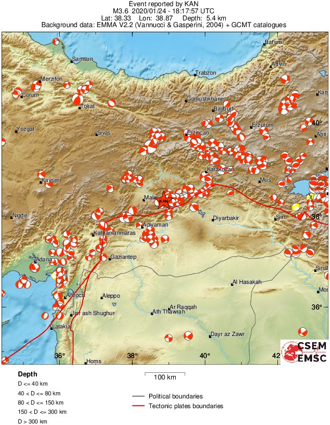 Regional moment Tensor