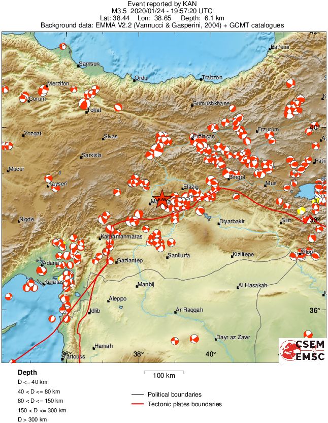 Regional moment Tensor