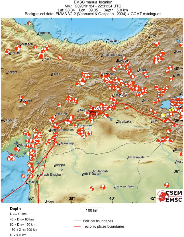 Regional moment Tensor