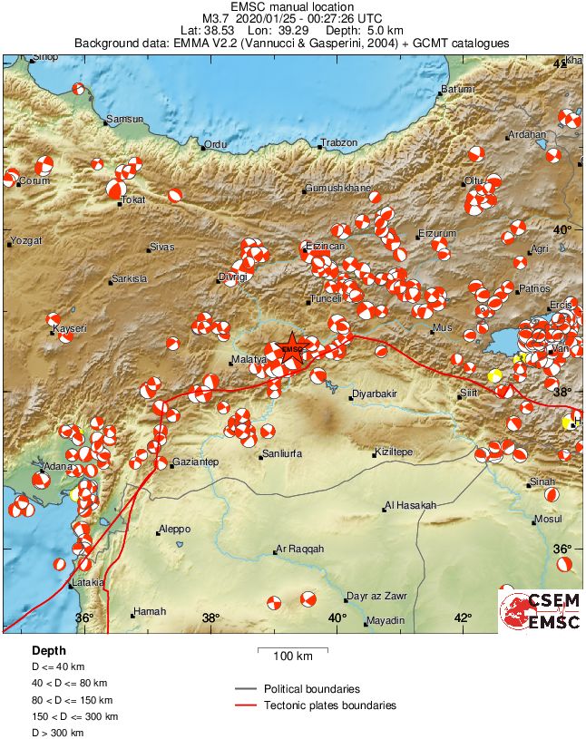 Regional moment Tensor