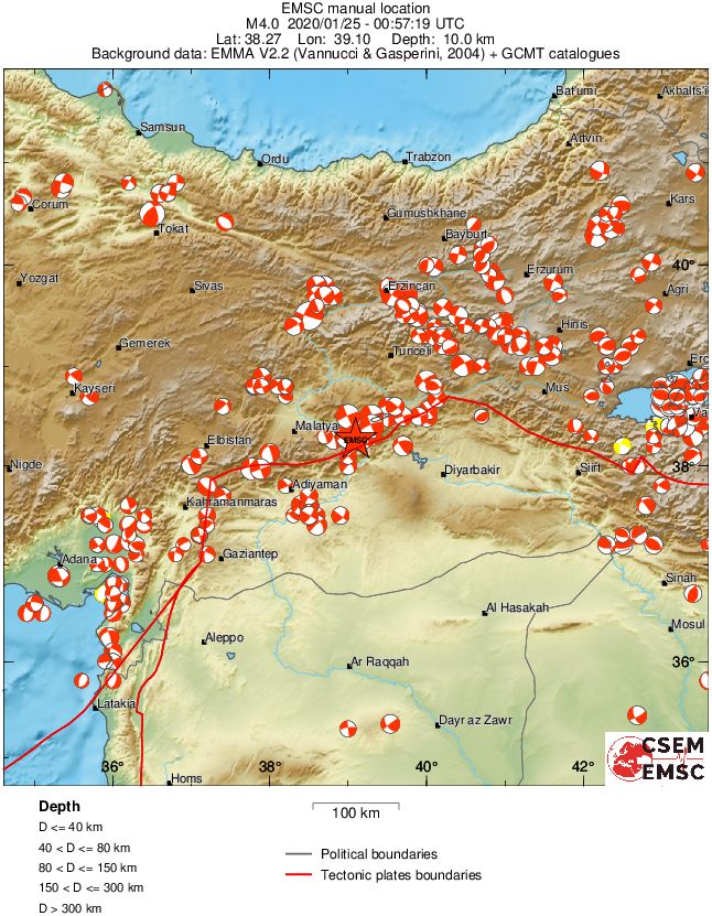 Regional moment Tensor