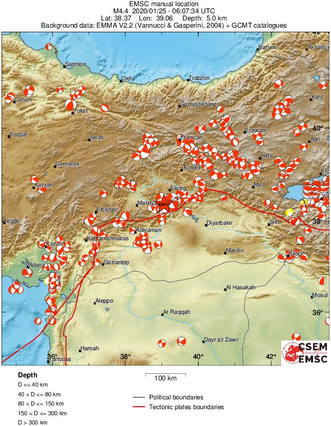 Regional moment Tensor