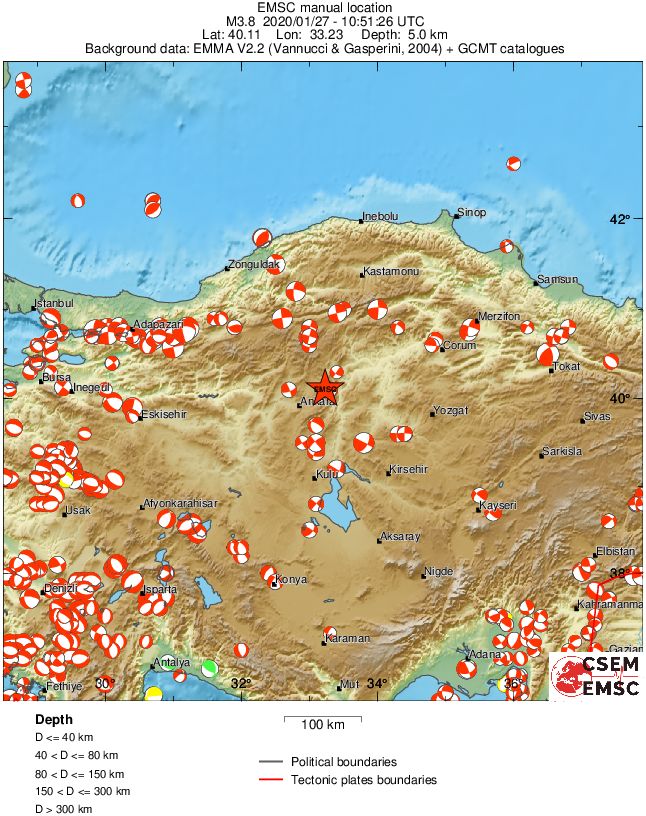 Regional moment Tensor