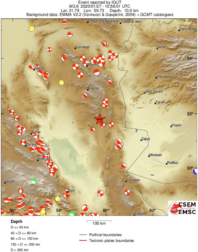 Regional moment Tensor