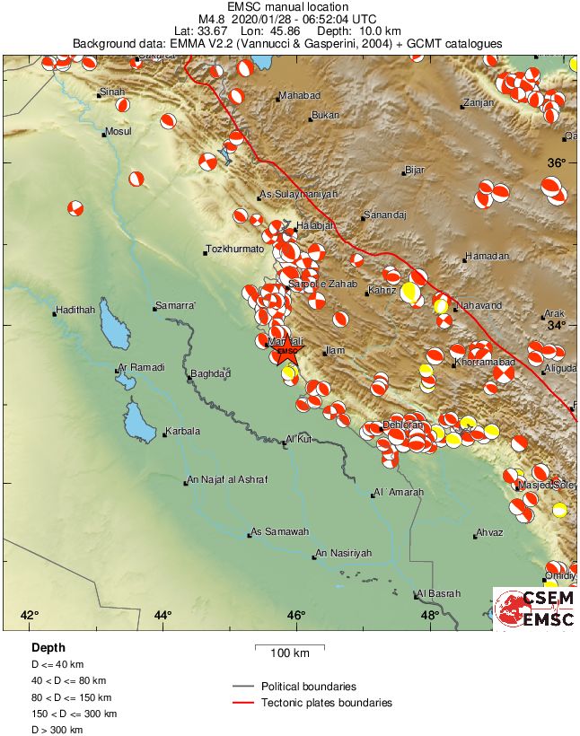 Regional moment Tensor