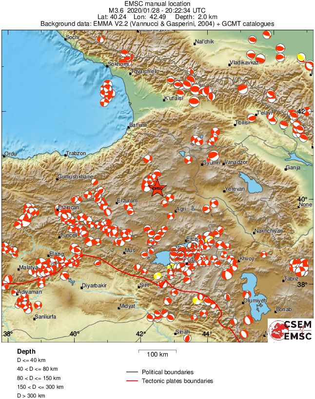 Regional moment Tensor