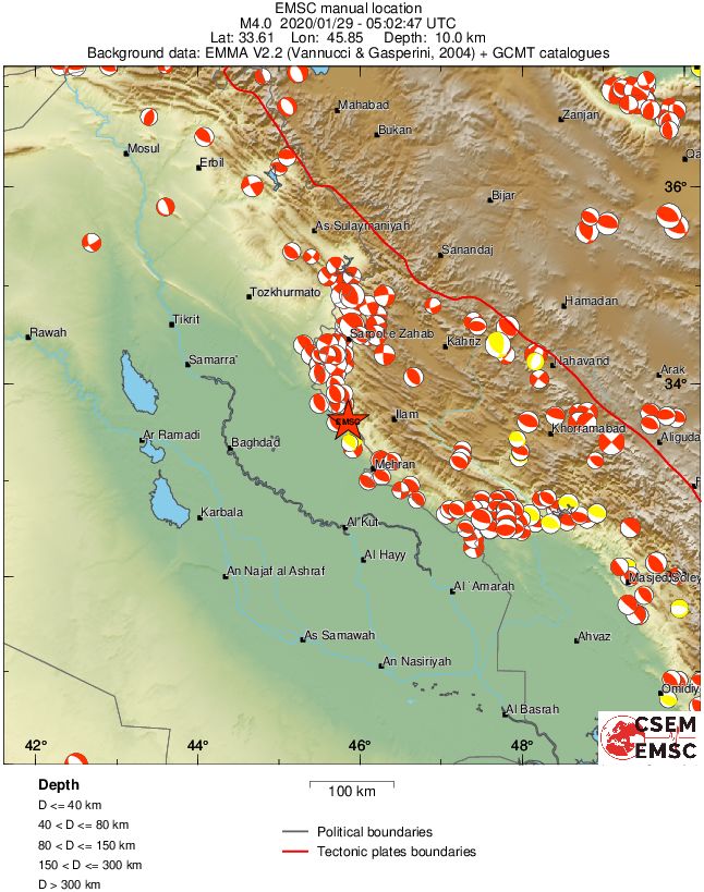 Regional moment Tensor