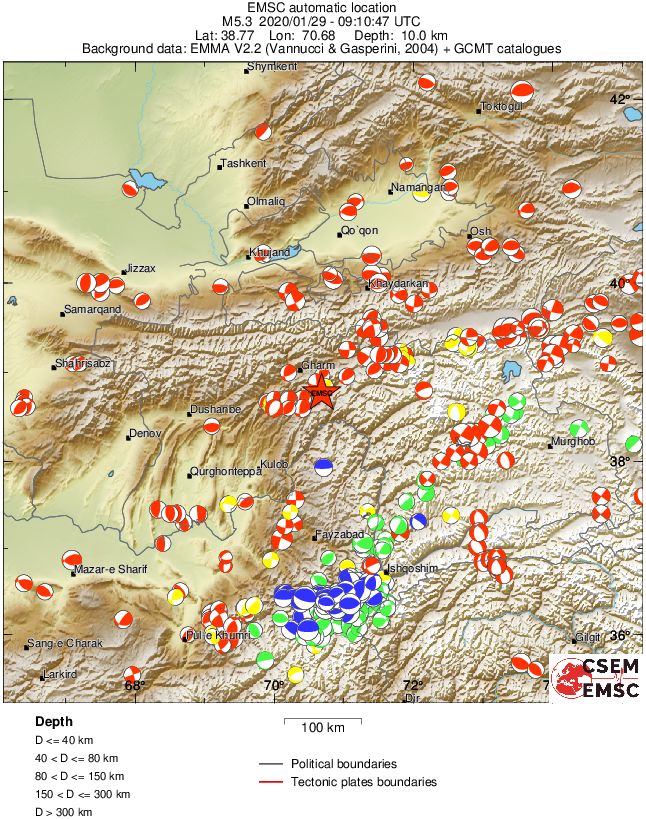 Regional moment Tensor