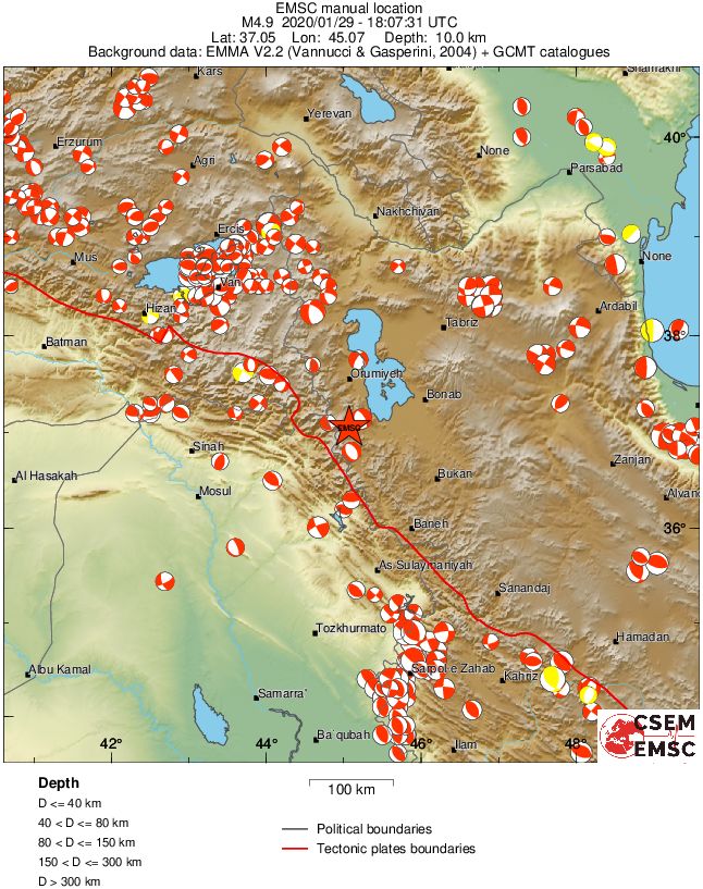 Regional moment Tensor