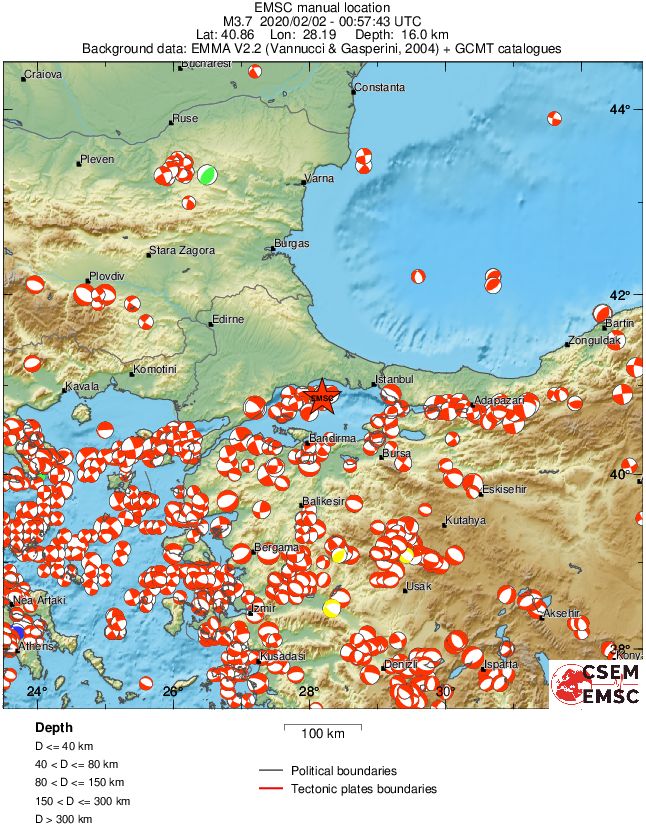 Regional moment Tensor