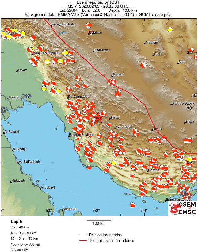 Regional moment Tensor