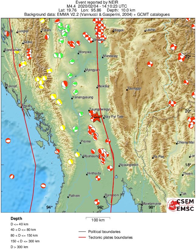 Regional moment Tensor