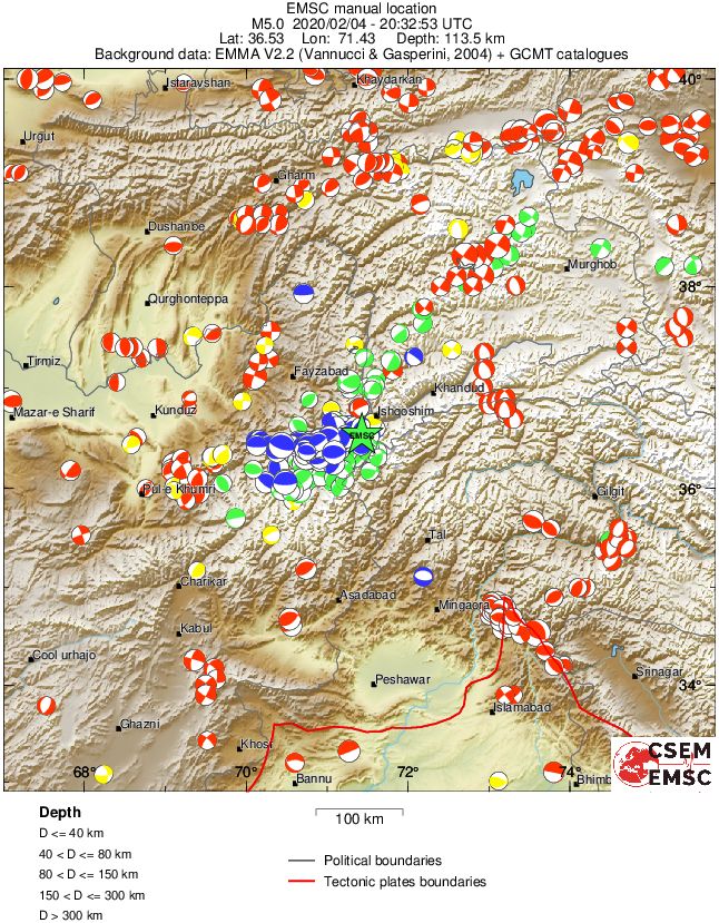Regional moment Tensor