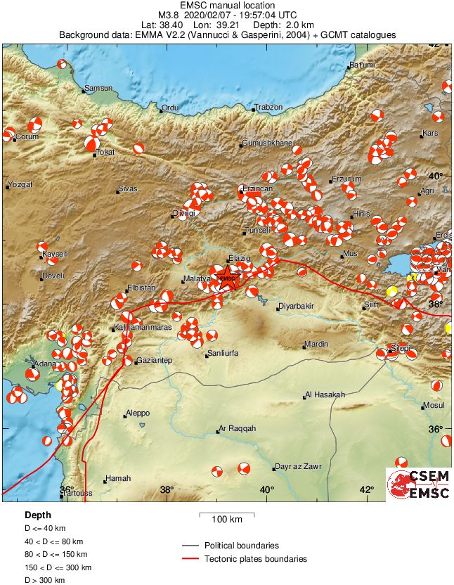 Regional moment Tensor