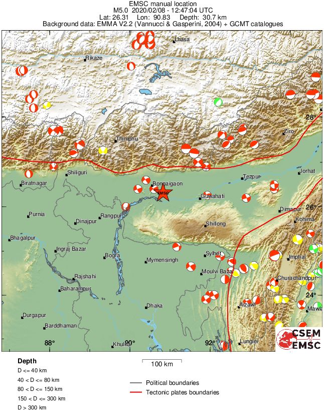 Regional moment Tensor