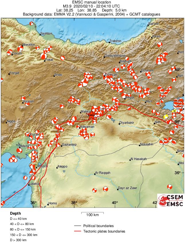 Regional moment Tensor