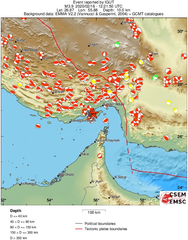 Regional moment Tensor