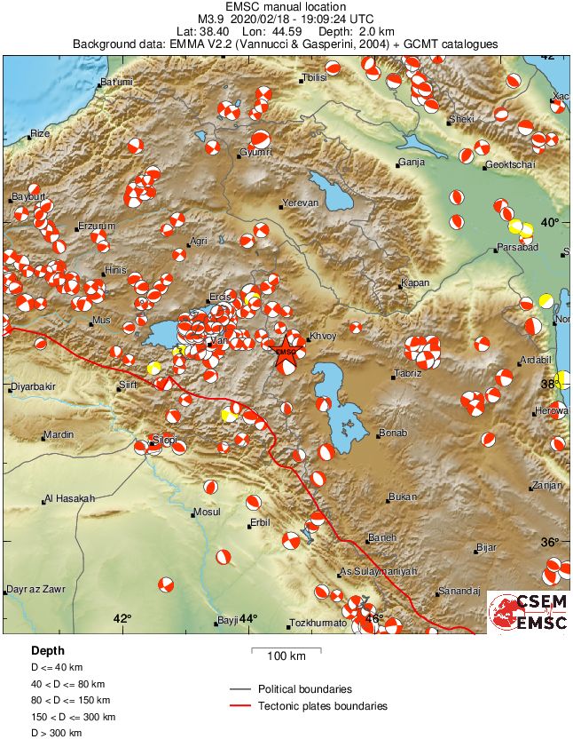 Regional moment Tensor