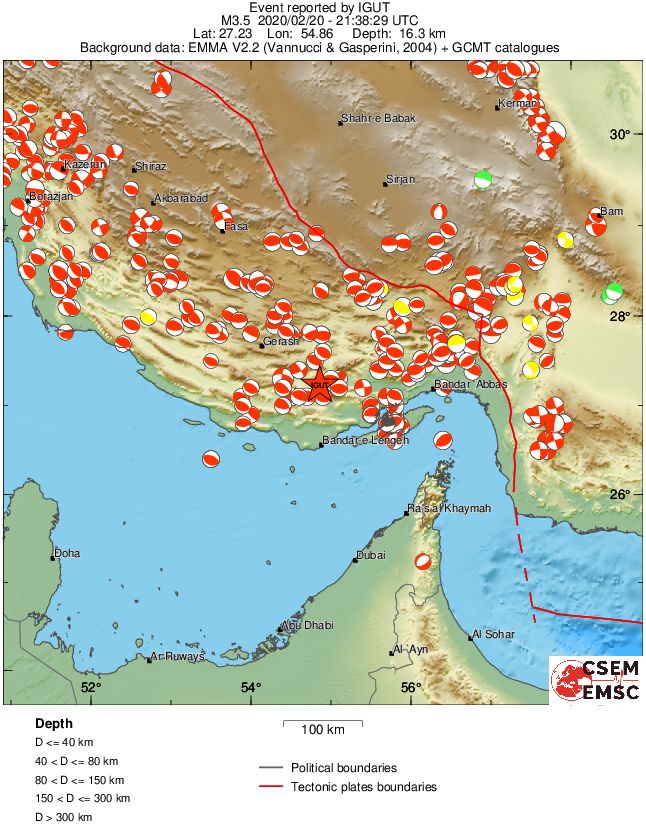 Regional moment Tensor