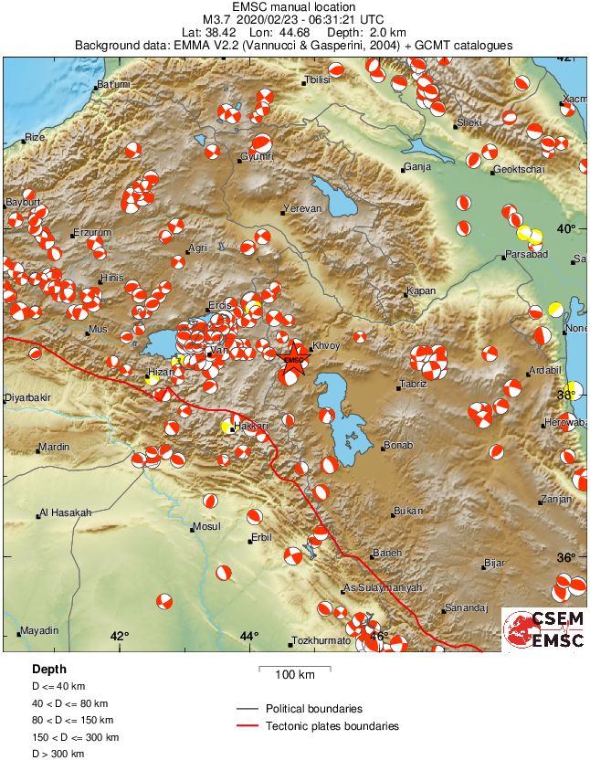 Regional moment Tensor
