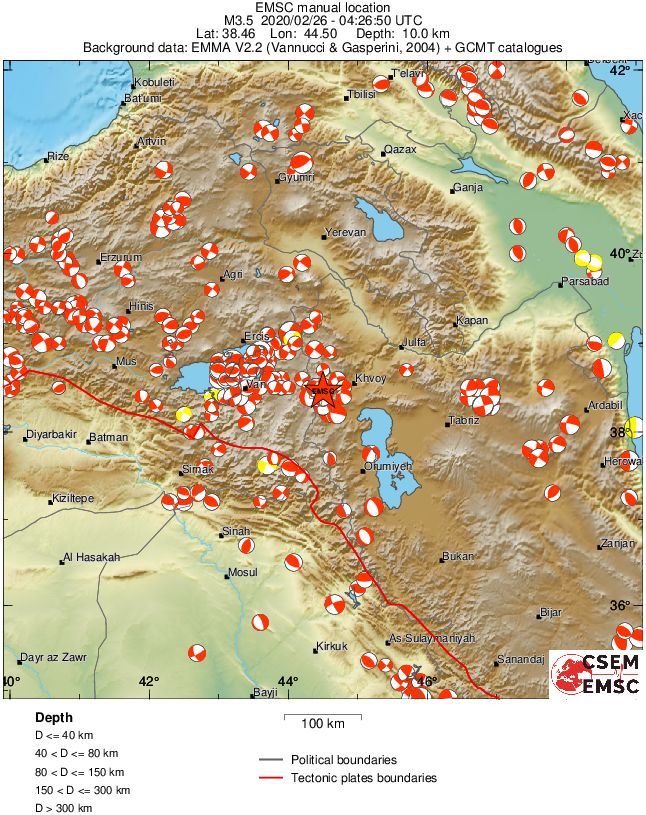 Regional moment Tensor