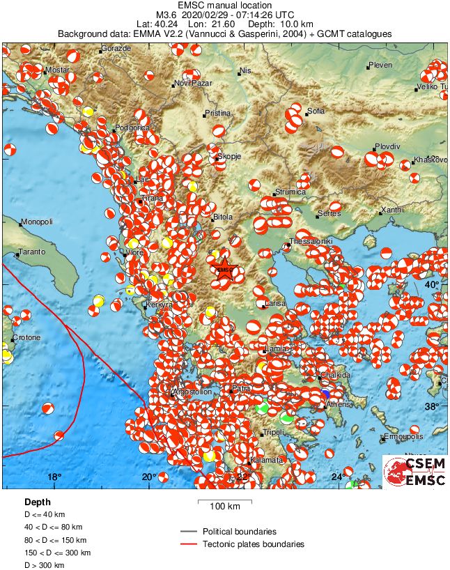 Regional moment Tensor