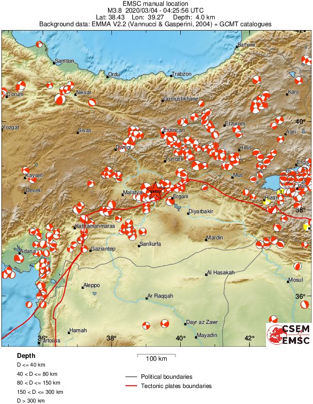 Regional moment Tensor