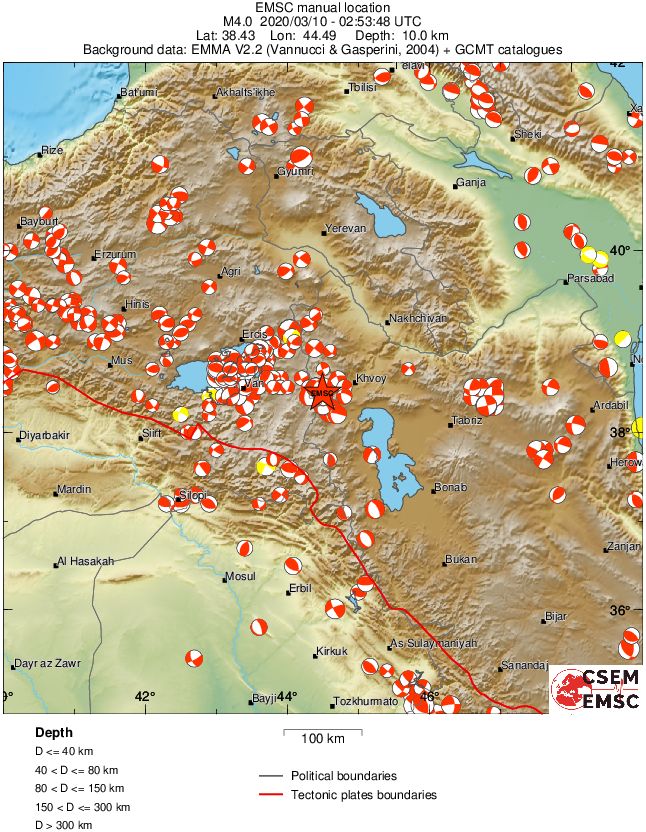 Regional moment Tensor