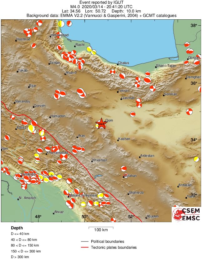 Regional moment Tensor