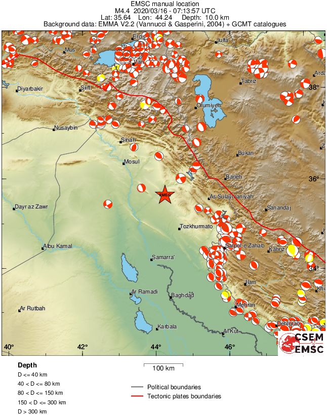 Regional moment Tensor