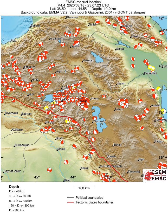 Regional moment Tensor