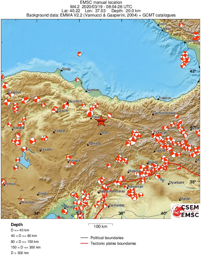 Regional moment Tensor